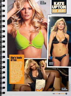 Возбуждающая Кейт Аптон в журнале ZOO фото #7