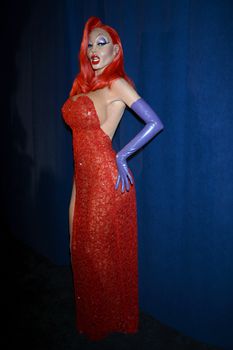 Хайди Клум в сексуальном образе Джессики Рэббит фото #5