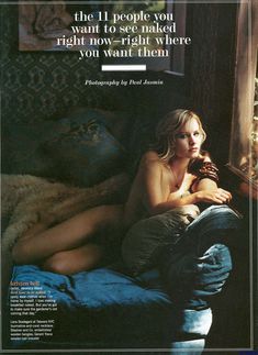 Эротичная Кристен Белл в журнале Jane
