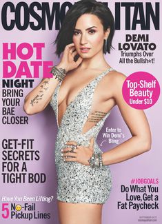 Секси Деми Ловато для журнала Cosmopolitan фото #1