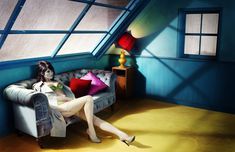 Джемма Артертон в журнале GQ, Великобритания фото #6