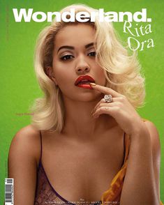 Рита Ора в прозрачном топике для журнала Wonderland фото #1