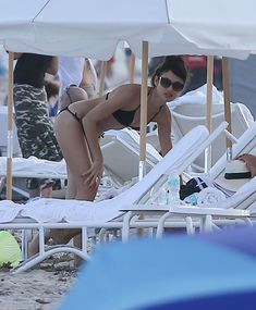 Ольга Куриленко в черном бикини