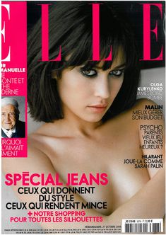Заманчивая красотка Ольга Куриленко в журнале Elle, Франция, Октябрь 2008