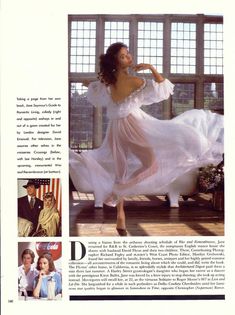 Эротичная Джейн Сеймур в шикарном наряде для журнала Playboy фото #3