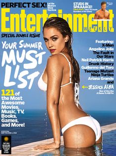 Джессика Альба  позирует в купальнике для журнала Entertainment Weekly фото #1
