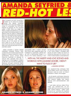 Снимки с голой Джулианой Мур  в журнале High Society фото #1