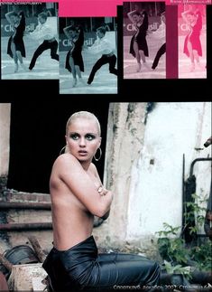 Анна Семенович без лифчика в журнале «Спoрт-клуб» фото #4