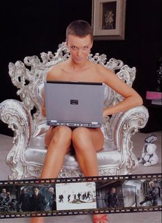 Слава без лифчика в журнале SYNC фото #9