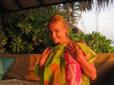 Анастасия Волочкова показала голую грудь на Мальдивских островах фото #7