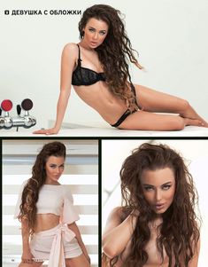 Горячая Дарья Герман в сексуальном нижнем белье в журнале Playboy фото #6