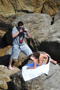 Хилари Дафф в маленьком бикини в Италии