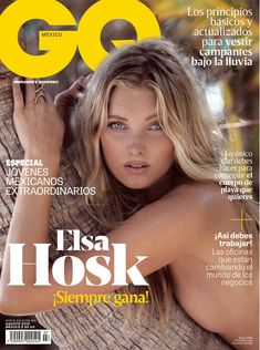 Эльза Хоск снялась обнаженной для GQ фото #1