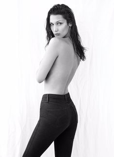 Сексуальная Белла Хадид на фото для журнала Flare фото #3
