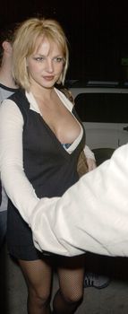 Грудастая Бритни Спирс продемонстрировала своё шикарное декольте фото #1