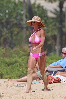 Фигуристая Бритни Спирс в сексуальном бикини на Гавайях фото #4