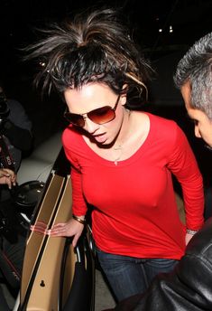 Горячая Бритни Спирс без лифчика в Лос-Анджелесе фото #3