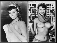 Горячая Софи Лорен оголила грудь под водой в фильме Two Nights with Cleopatra