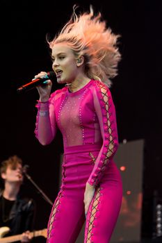 Зара Ларссон засветила сосок на фестивале Bravalla в Швеции фото #2