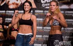 Спортивная фигура Джины Карано на взвешивании фото #1