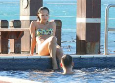 Соблазнительные изгибы тела  Майлин Класс в бикини фото #34