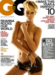 Эро фото Рианны для журнала GQ фото #1