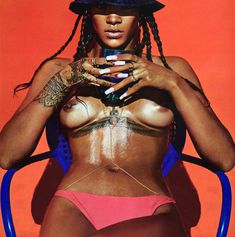 Голая Рианна для журнала Lui фото #9