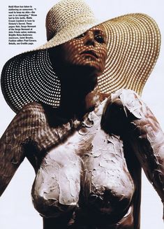 Голая Хайди Клум в журнале Allure фото #1