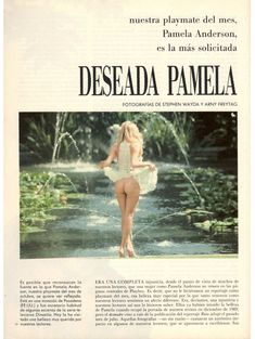 Молодая и голая Памела Андерсон в журнале Playboy фото #2