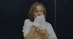 Голая грудь Изабель Юппер в фильме «Пианистка» фото #1