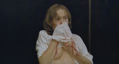 Голая грудь Изабель Юппер в фильме «Пианистка» фото #4