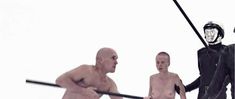 Голая Мэгги МакОми в фильме «Галактика ТНХ-1138» фото #8