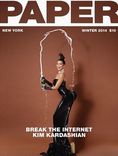 Ким Кардашьян снялась голой для журнала Paper фото #1