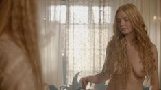 Голая Ребекка Фергюсон в сериале «Белая королева» фото #2