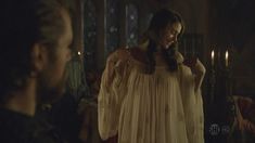 Голая Сэльма Брук в сериале «Тюдоры»