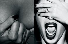 Полностью голая Ким Кардашьян в журнале Love