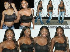 Засвет Серены Уильямс в прозрачном топе фото #3