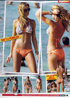 Красотка Эбби Клэнси в бикини в журнале ZOO фото #1