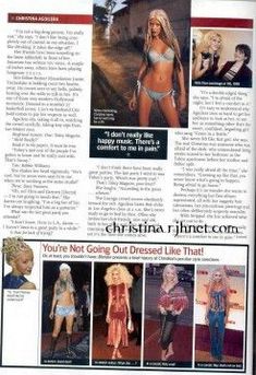 Соблазнительная Кристина Агилера  в журнале Blender фото #5