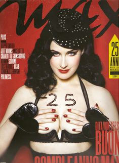 Эротичная Дита Фон Тиз  в журнале Max