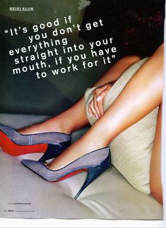 Голая попка Хайди Клум в журнале Arena фото #2