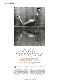 Джоан Северанс разделась  в журнале Playboy фото #1