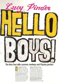 Сочные формы Люси Пиндер  в журнале Nuts фото #5