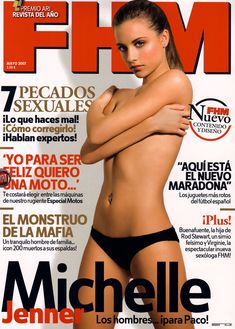 Сексуальная Мишель Хеннер снялась топлесс в журнале FHM фото #1