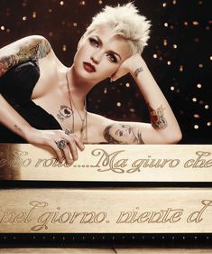 Эротичная Руби Роуз на фото для журнала Inked фото #4