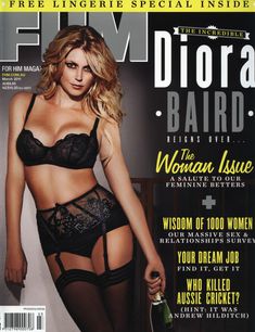 Сексуальная Диора Бэрд в белье для журнала FHM фото #1