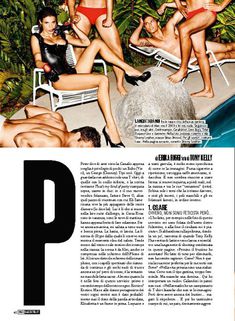 Обнажённое тело Элизабетта Каналис сквозь прозрачный наряд в журнале Max фото #5