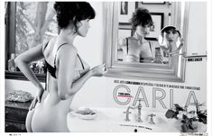 Карла Гуджино без лифчика в журнале Esquire фото #1