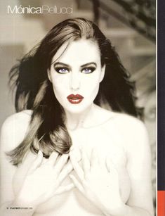 Возбуждающая Моника Беллуччи  в журнале Playboy фото #3