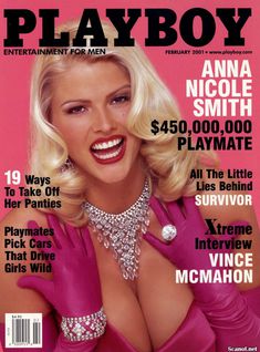 Голые сиськи Анны Николь Смит в журнале Playboy фото #1